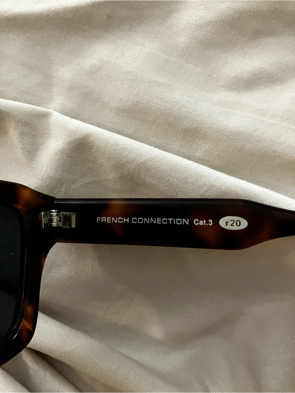 French Connection Women's Sunglasses Tortoise Shell Square Frame DG1022 TRT